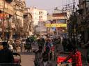 Typical Old Delhi street scene.